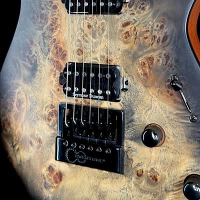 Solar Guitars Limited Edition S1.6ETPBM LTD - 62 of 100 - Neck Thru - Evertune - Poplar Burl - Ola Englund image 8