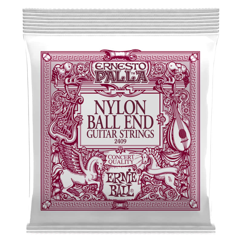 Ernie Ball Ernesto Palla Nylon Ball End Black & Gold Nylon Classical Guitar Strings image 1