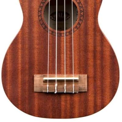 Kala KA-15S Satin Mahogany Soprano Ukulele Bundle with Gig Bag, Tuner, Strap, and Aquila Strings image 2