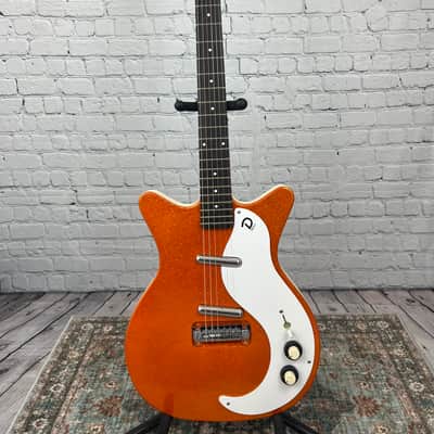 Danelectro '59M NOS+ Orange Metal Flake - "One Off" Prototype image 4