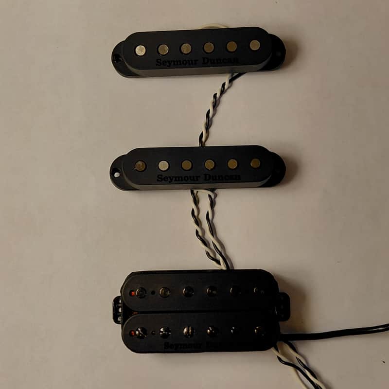Seymour Duncan SSL-3, SSL-3rwrp, Pegasus TB 2020's - Black Satin image 1