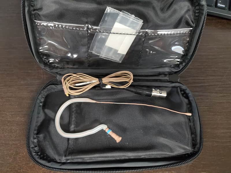 Countryman E6IOW6TSL Omnidirectional Earset Microphone, Tan, TA4F Connector for Shure Transmitters image 1