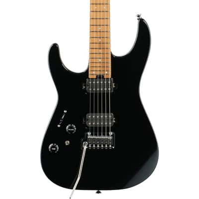 Charvel Pro-Mod DK24 HH 2PT CM Electric Guitar, Left-Handed, Gloss Black, Open Box (Very Good) image 3