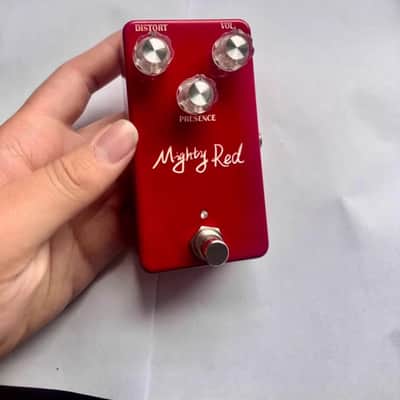 Mandt Red Distortion Effect Pedal By handmade,powered 9-18V,price include the import duty for US buyer image 5