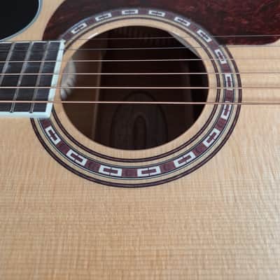 Washburn HJ40SCE Heritage Jumbo with Electronics 2010s - Natural image 8