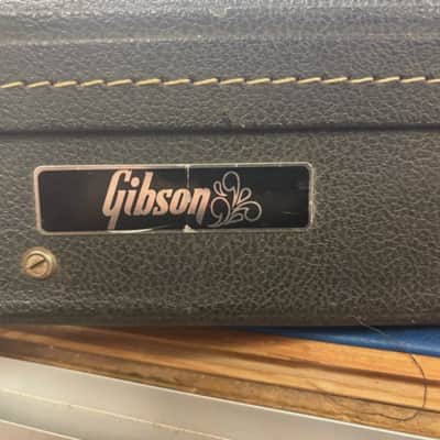 RARE 1970s Gibson Purple Lined Case Name Plate / Badge image 9