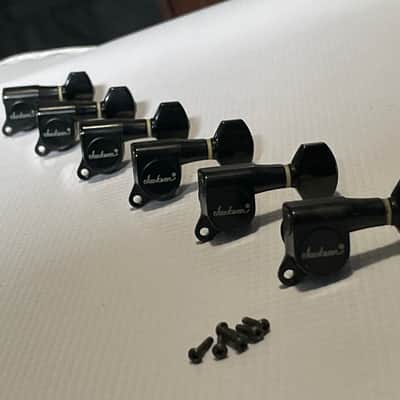 1990's Japan Jackson Professional Series R Logo Tuners Tuning Pegs 6 In Line image 1