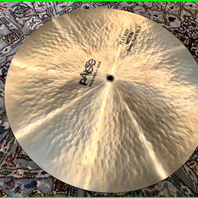 Paiste Formula 602 18" Flat Ride Medium Seven Sound Set 4 RARE 1970s MADE/FINISHED IN WEST GERMANY! 1732g image 3