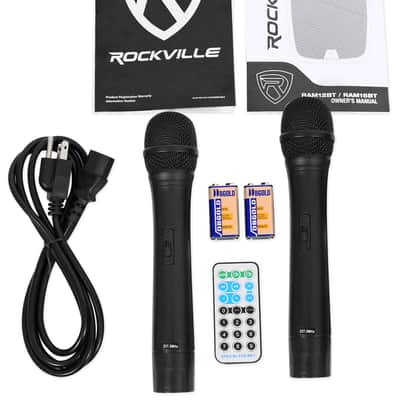 Rockville 12" Portable Karaoke Machine/System w/ (2) Wireless Microphones+LED's image 6