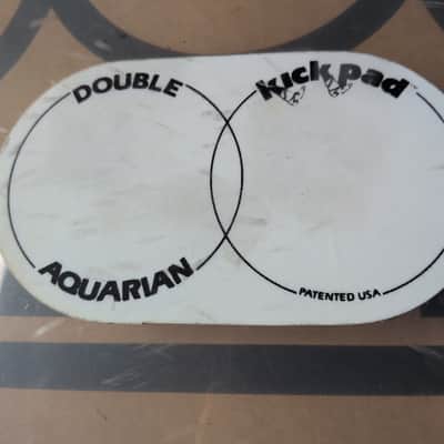 Evans Clear Genera G1 16" Drum Head with Aquarian Double Kick Impact Patch - 16" 2000 - 2020 - Clear image 2