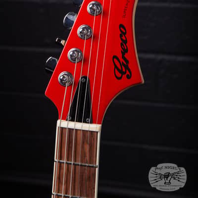 Greco BG-SH MIJ Electric Guitar – Metallic Red – Made in Japan image 7