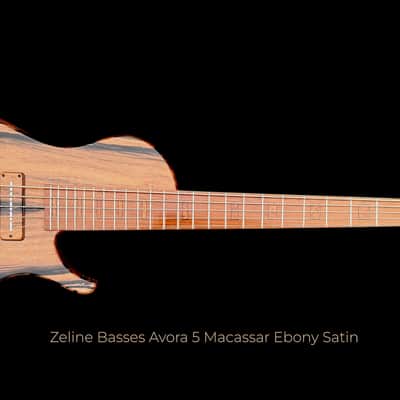 Zeline Basses Avora 5 - Macassar Ebony 2025 - Satin Natural image 4