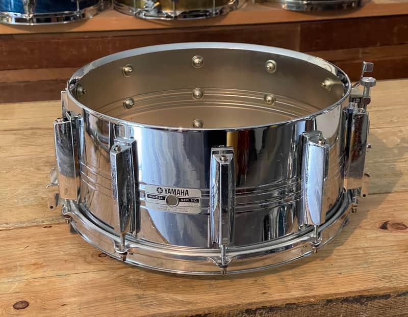 80's Yamaha SD-765MD Steel Snare Drum 6.5x14 | Reverb