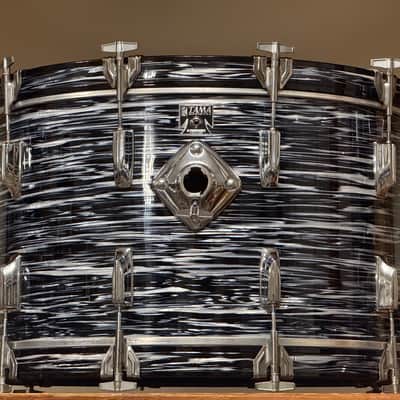 1980's Tama Superstar Black Oyster 8x12 9x13 10x14 16x16 16x18 14x24 Drum Kit Re-Wrap image 13