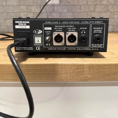 Avalon U5 Anniversary Edition Direct Box / Instrument Preamp 2010s - Black image 3