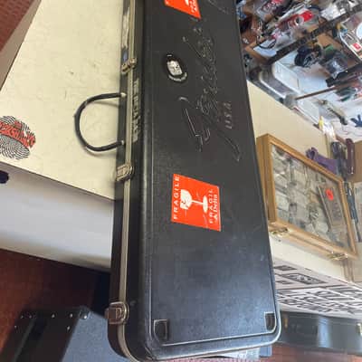 Fender Precision Deluxe bass 1993 - Red image 8