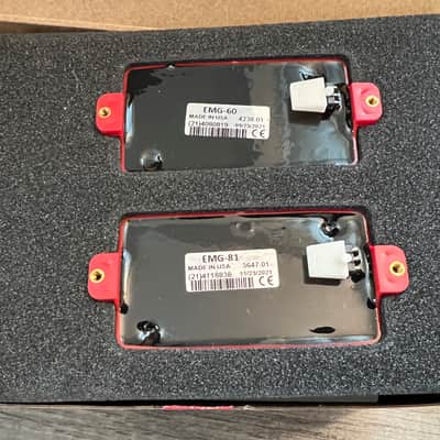 EMG - 81/60 Set - Red - Active - Solderless image 6