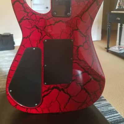 Charvel Charvette Model 270 1990 Red/Black Crackle image 5