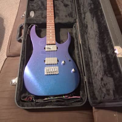Electric guitar and all new gear. Ibanez GIO GRG121SP Striking Blue Metal Chameleon finish image 10