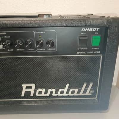 Randall RH50T 2-Channel 50-Watt Guitar Amp Head 2000s - Black image 3