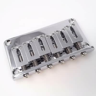 True Custom Shop® Chrome Hardtail Bridge for Modern Fender Strat or Telecaster image 1