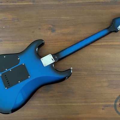 Tokai Stratocaster Guitar, Super Edition HH, MIJ, 1984, Blue Burst image 4