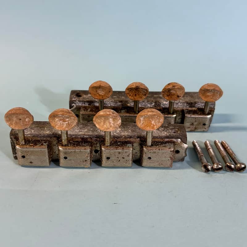 1950s Kluson No Line 8 String Tuning Machine Set! 2 P276 image 1