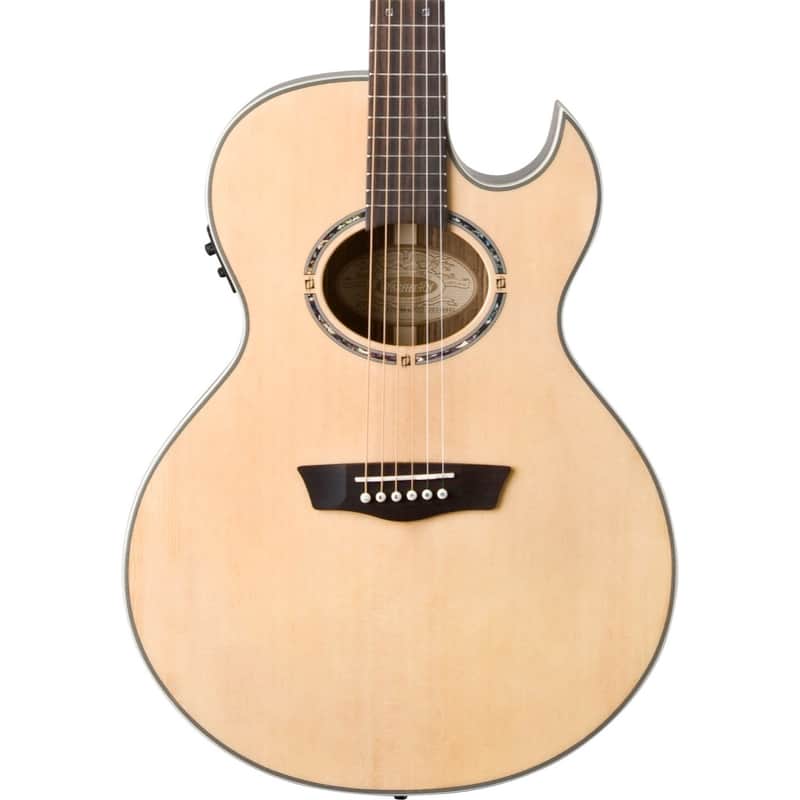 Washburn EA20SNB Festival Series Nuno Bettencourt Signature Florentine Cutaway with Electronics Natural image 1