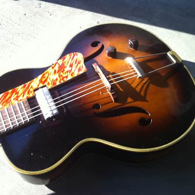 50's Silvertone Harmony H58 H50 Archtop - Gibson P-13 Pickup - Tortoiseshell Headstock - See Video image 6