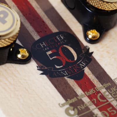 Schecter C-1 FR-S 50th Anniversary 50th Gold Burst image 17