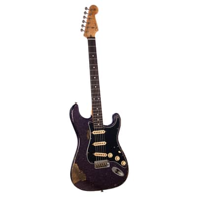 Fender Custom Shop MVP 1960 Stratocaster Ultimate Relic - Pink and Purple Stardust - Masterbuilt Andy Hicks - Dealer Select Master Vintage Player Series Electric Guitar - NEW! image 8