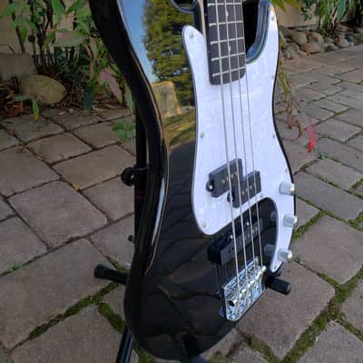 Pairadice Musician’s Supply Co. Black PJ Bass Guitar image 8