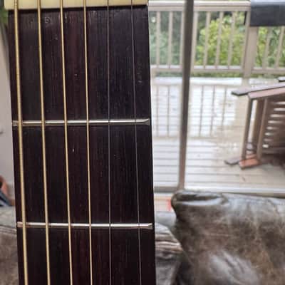 Yamaha FG-160 1974 with Vintage Folk Art Hard Shell Case image 16