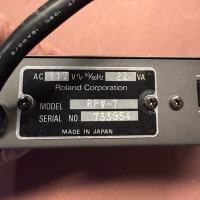 Boss RPW-7 Micro Rack Series Power Supply 1986 - 1991 - Black image 4