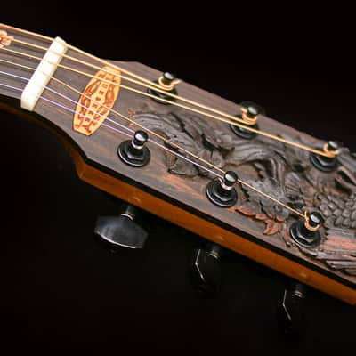 Blueberry Handmade  Acoustic Guitar with a combination Cedar, Rosewood and Alaskan Spruce Top and Mahogany Back and Sides Buit to Order in 90 Days image 8