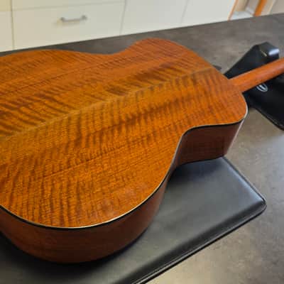 Taylor Custom Shop Stephen King Signed Cujo 14 AAA 400 Year Old Flame Walnut Grand Auditorium USA 1997 American Presentation Acoustic Guitar image 20