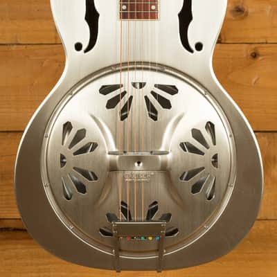 Gretsch G9221 Bobtail Steel Round-Neck Steel Body Resonator Weathered "Pump House Roof" image 1