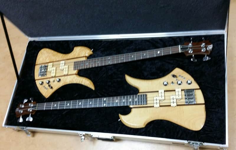 BC Rich USA Vintage Mockingbird Bass 1978 & 1979 Natural Maple image 1