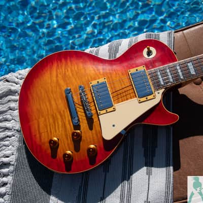 1983 Tokai Love Rock LS-100 - Heritage Cherry Sunburst -'59 Les Paul Standard Copy - Premium Vintage Japan - Pro Set Up w Perfect Frets/Action/Intonation! image 10