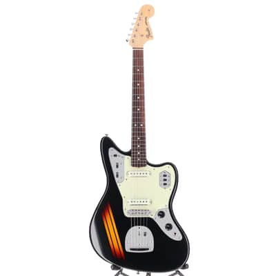 Fender Certified Pre-Owned Made in Japan Traditional 2025 Collection, 60s Jaguar, Rosewood Fingerboard, Competition Black / 3-Color Sunburst (S5) (07228) image 5