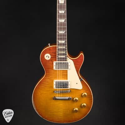 2022 - Gibson Custom Shop Made 2 Measure Murphy Lab '59 Les Paul Standard Murphy Painted Ultra Heavy Aged Abiline Sunset Burst image 3