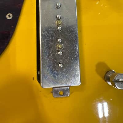 Burny Rock n' Roll RTV-55 MIJ 1992 Junior Yellow Double Cutaway TV Jr DC w/ Bag image 23