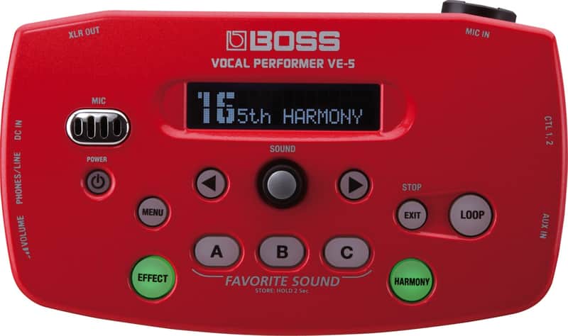 Boss VE-5 Vocal Performer Effects Processor | Reverb