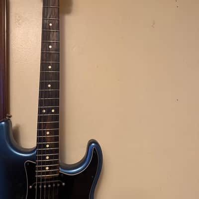 Limited Edition American Pro Stratocaster Neck, 22 Narrow Tall Frets, 9.5" Radius, Streaked Ebony and Black Headcap image 2