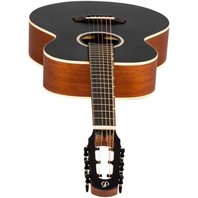 Flight PIXI BK Solid Spruce Top Mahogany Neck 6-String Acoustic Travel Guitar w/Gig Bag image 10