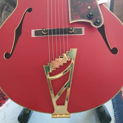 D'Angelico Deluxe EXL-1 Hollow Body Archtop 2010s - Matte Cherry image 8