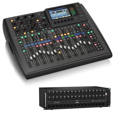 Behringer X32 COMPACT 16 x 8 Digital Mixing Console Bundle with Behringer S32 Digital I/O Stage Box image 1