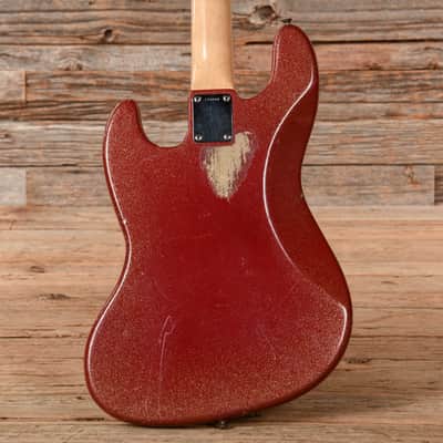 Fender Jazz Bass Red Sparkle Refin 1964 image 3