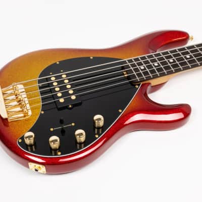 Ernie Ball Music Man StingRay 5 H Special, Cherry Punch / Ebony image 3