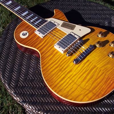 2015 Gibson Collectors Choice #33 60 Les Paul Jeff Hanna Burst True Historic Big Time  Wavy Top image 8